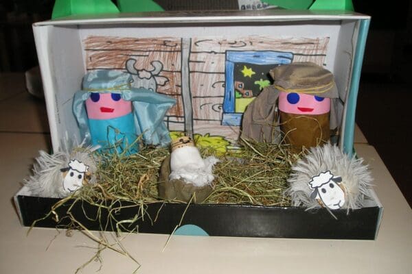 3e advent: Kerststal