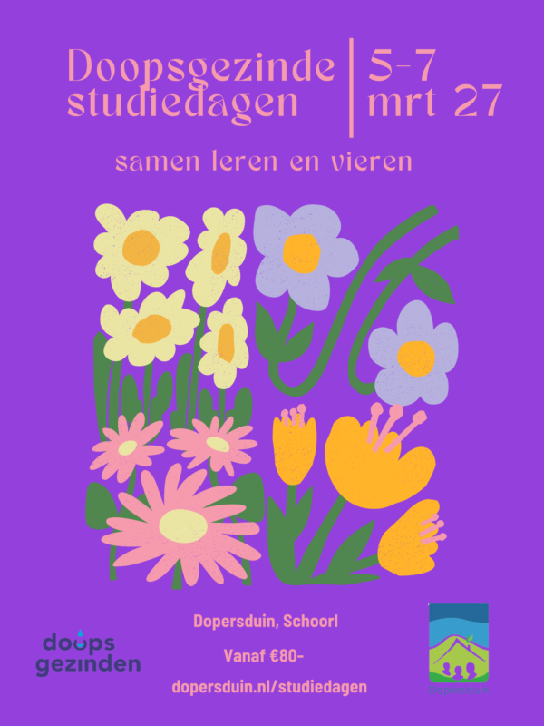 Doopsgezinde Studiedagen 2027